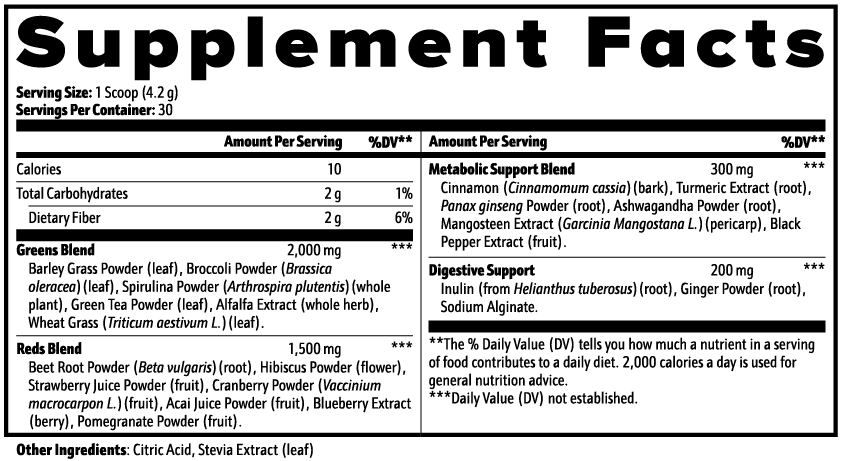 Greens Superfood Blend Powder
