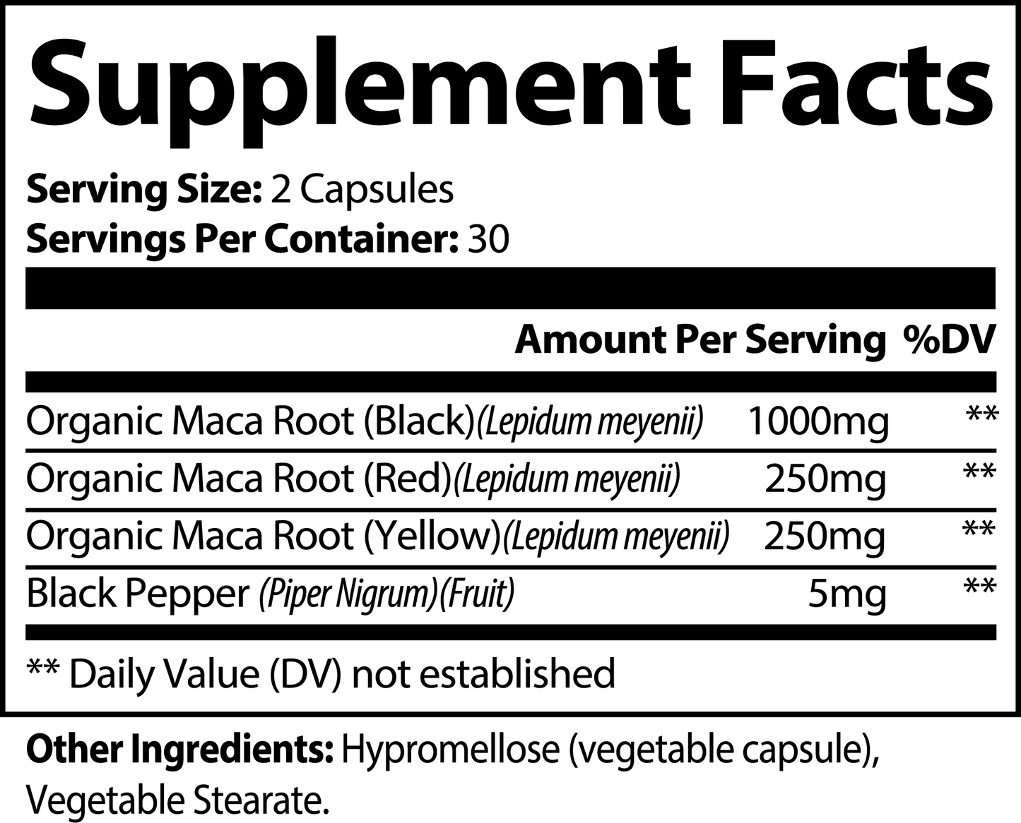 Maca Energy + Hormone Balance Capsules