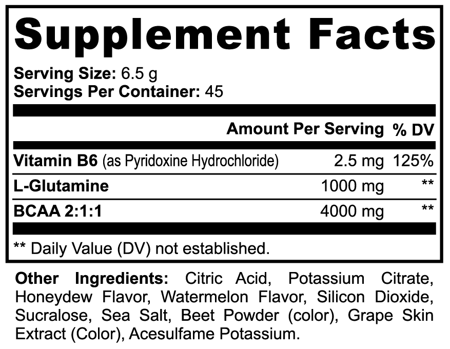 2:1:1 BCAA Powder